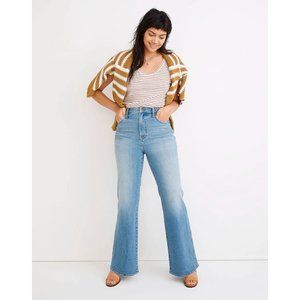 Madewell High-Rise Flare Jeans in Caine Wash | Size 30